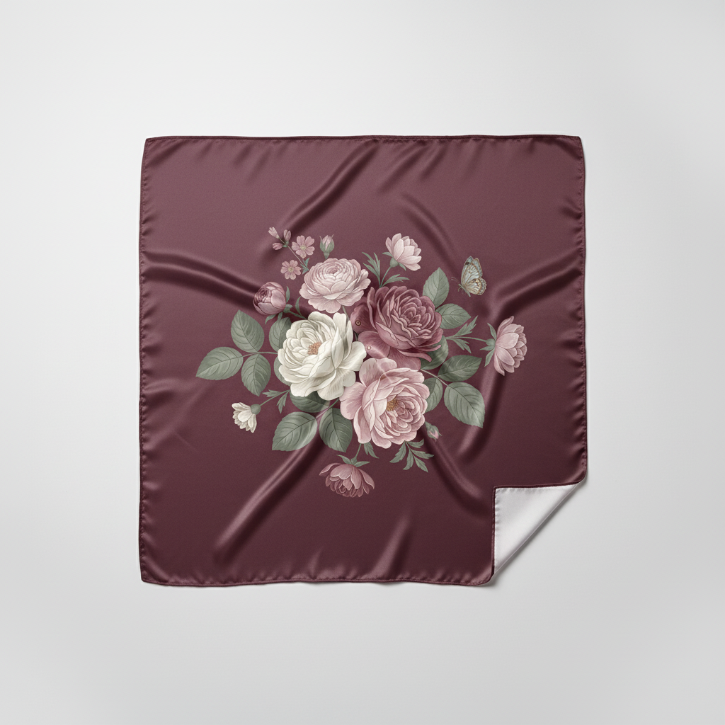 Pañoleta Floral Vintage