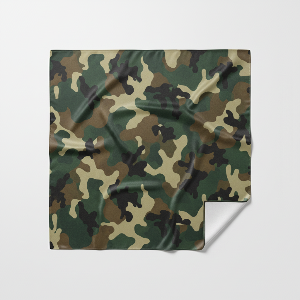 Bandana Camuflaje — en uso