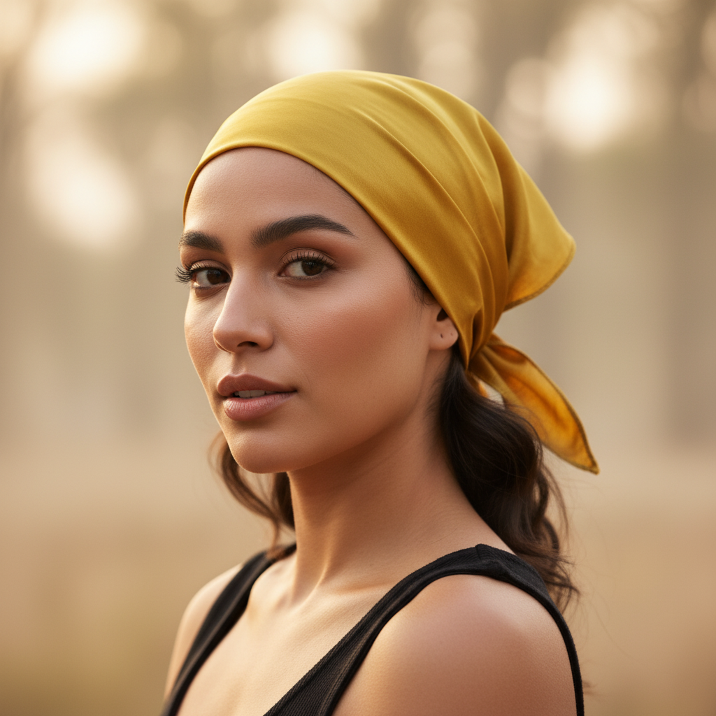 Pañoleta Amarilla — en uso