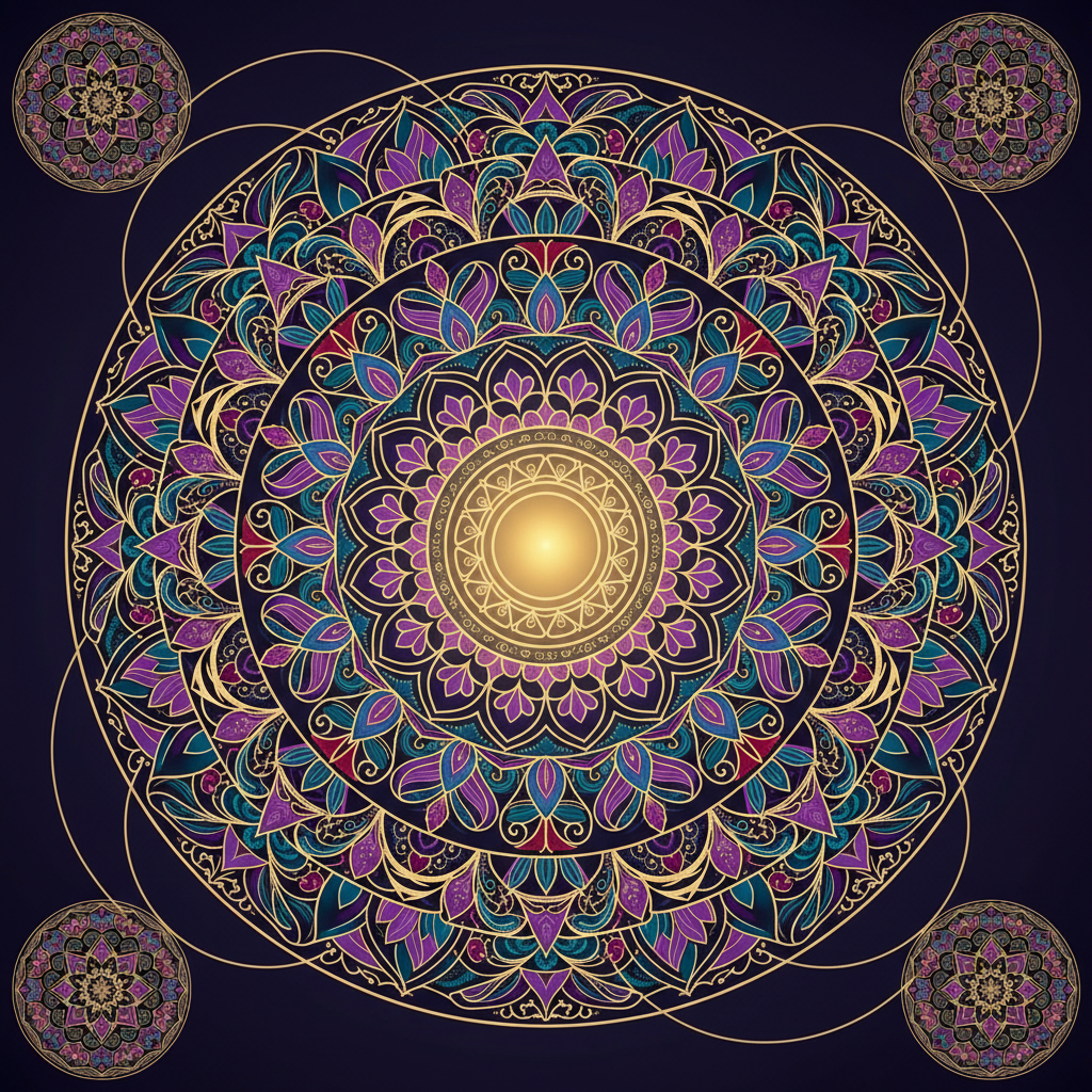 Diseño Pañoleta Mandala