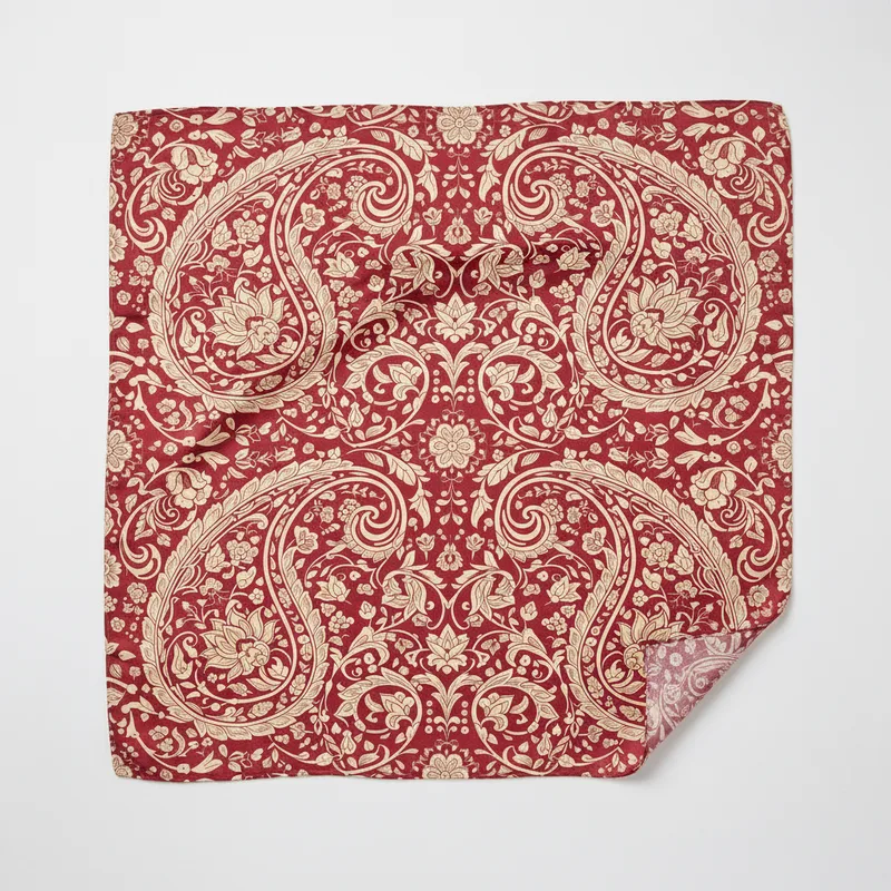 Bandana Paisley Roja