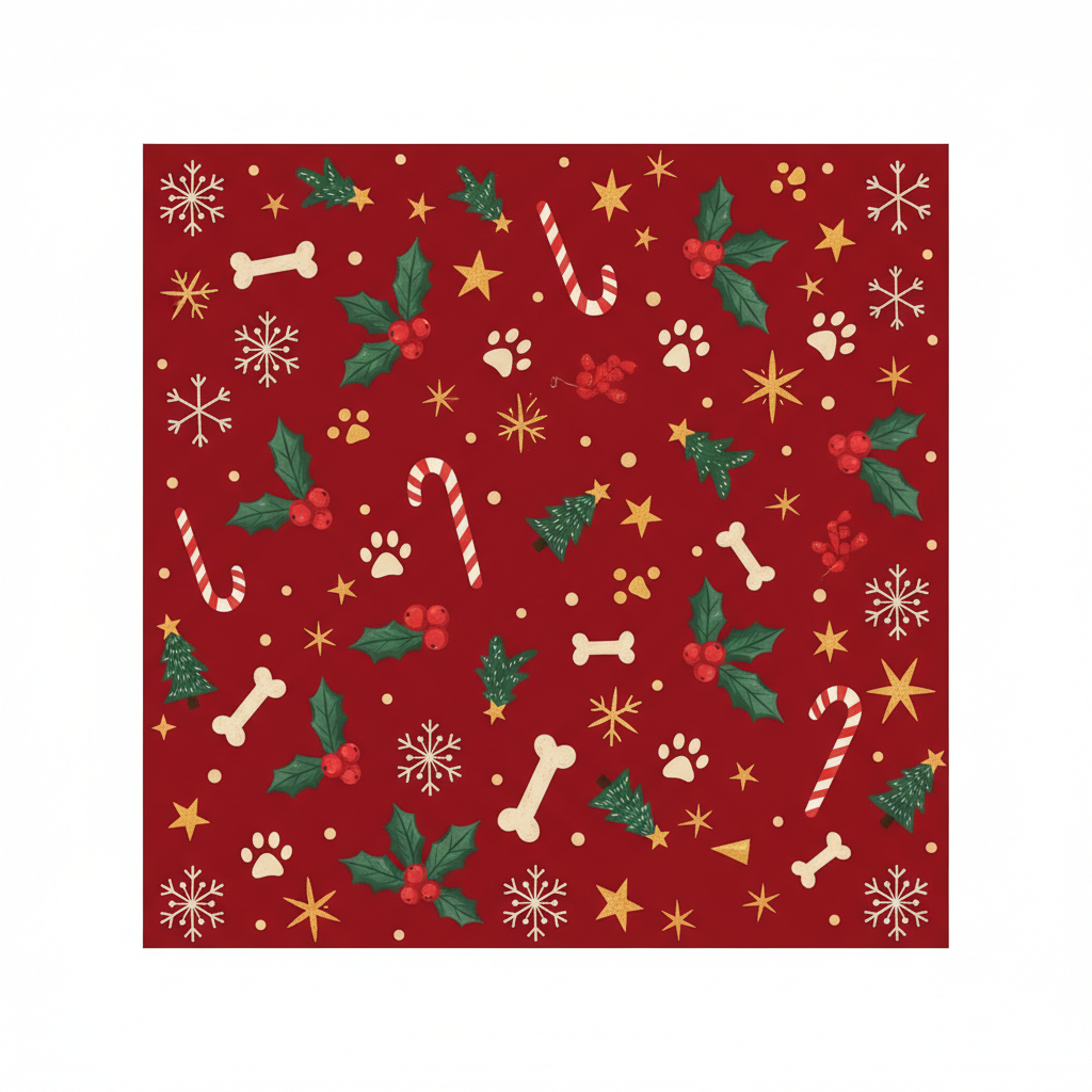 Diseño Bandana Navideña